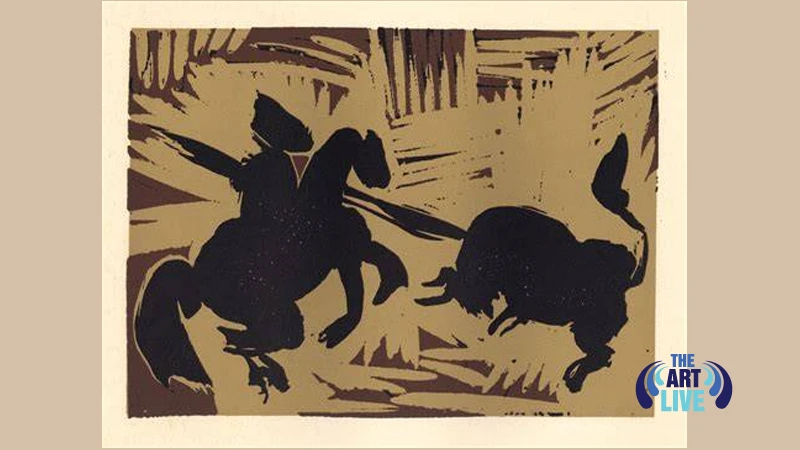 Pablo Picasso linocut print